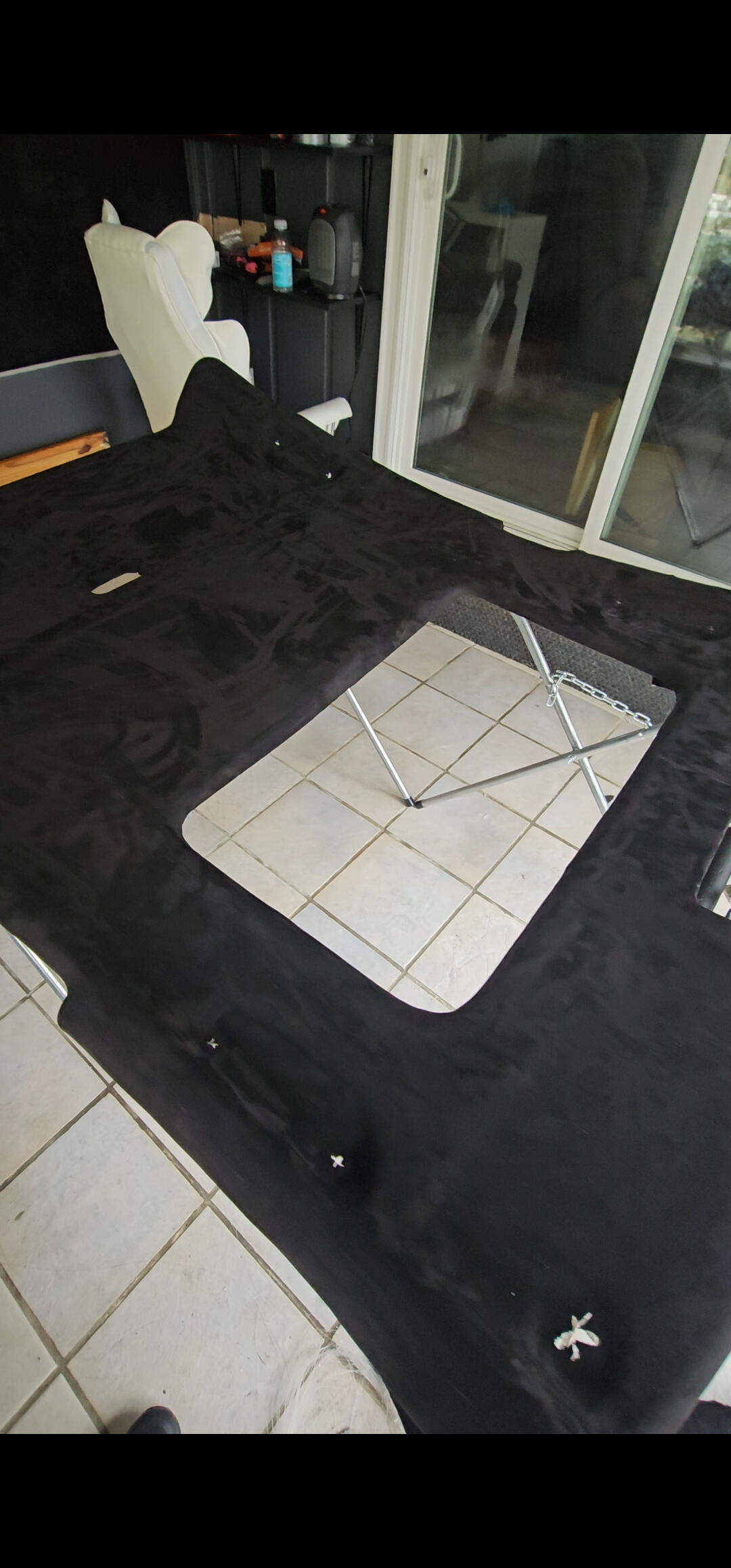 Sunroof Suede Installation
