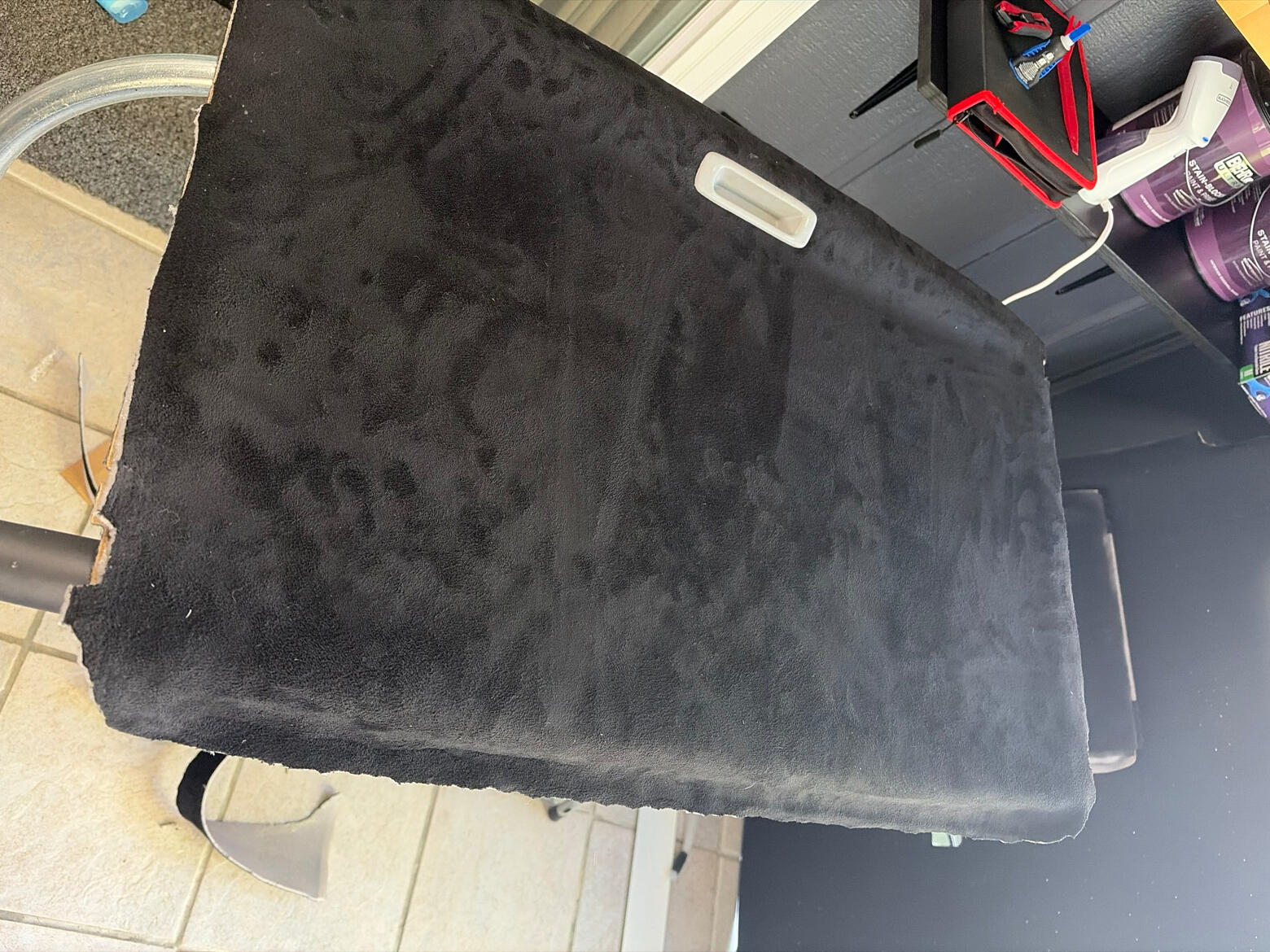 Sunroof Suede Installation